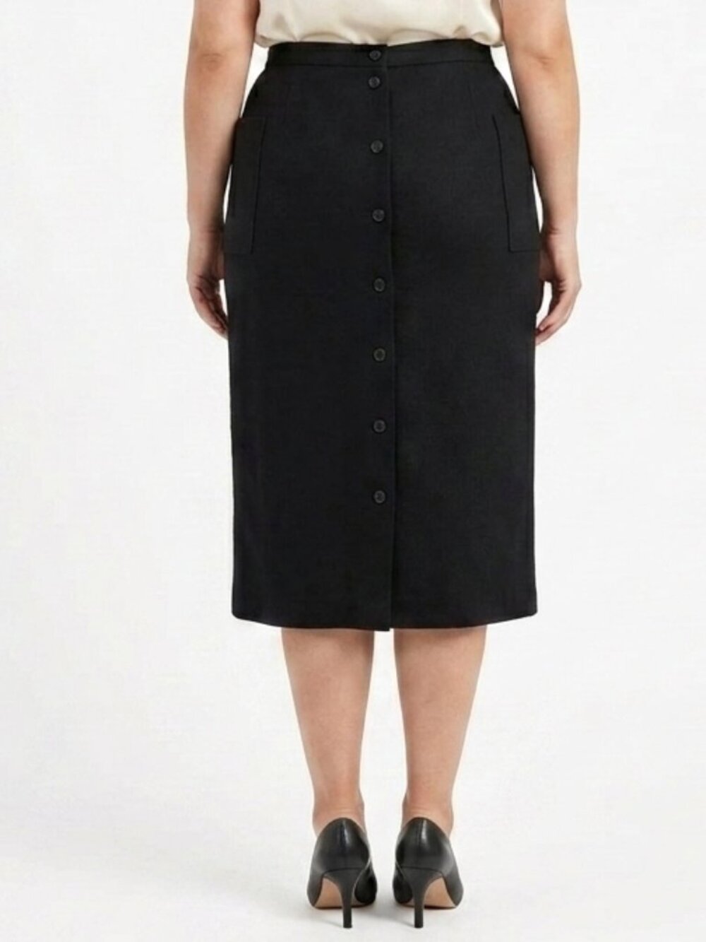 Gerard Pasquiez Paris Vintage Wool Pencil Skirt- Sz. 12